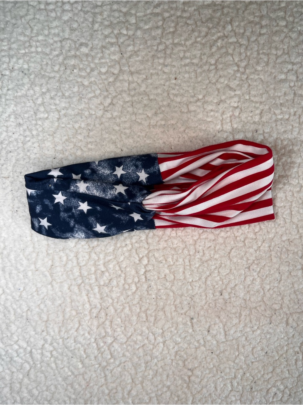 American Flag Stretch Headband - Red, White & Blue